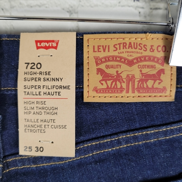 LEVI'S | 720 High Rise Super Skinny stretch jeans - Picture 2 of 10